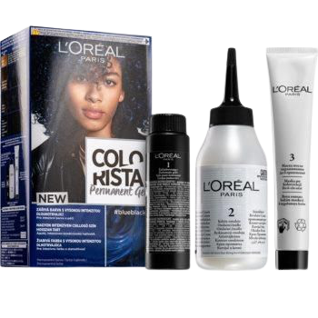 niebieska farba do włosów LOreal Colorista Permanent Trwaly Kolor Wlosow Odcien Blue Black